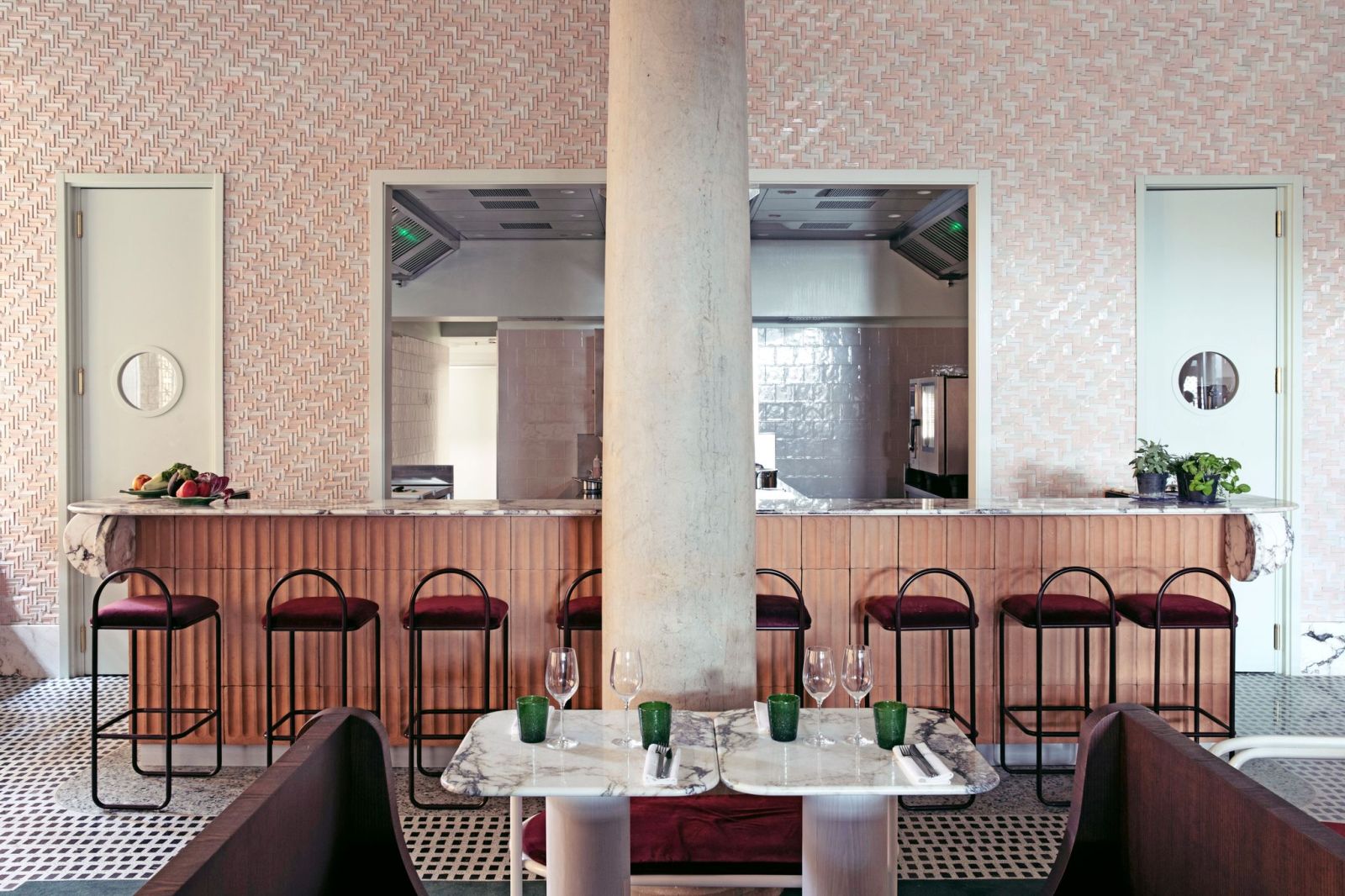 Bar and restaurant at Il Palazzo Experimental in Venice