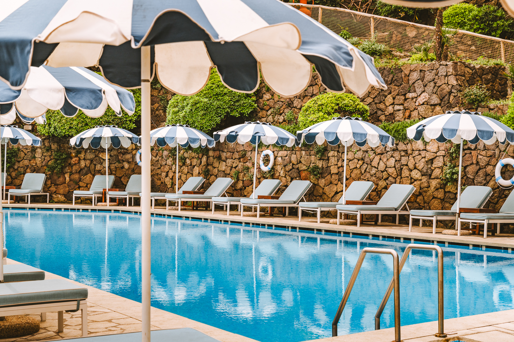 Swimming pool at Il Pellicano in Italy
