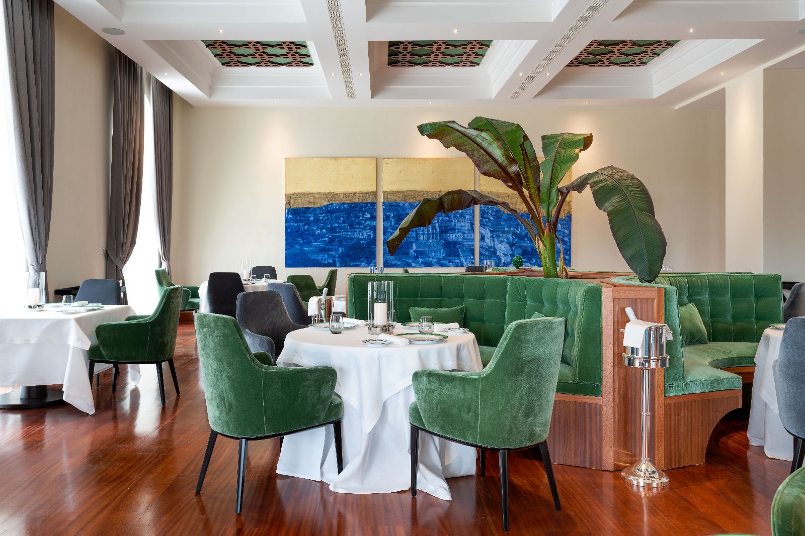 The restaurant at Il San Corrado di Noto in Sicily