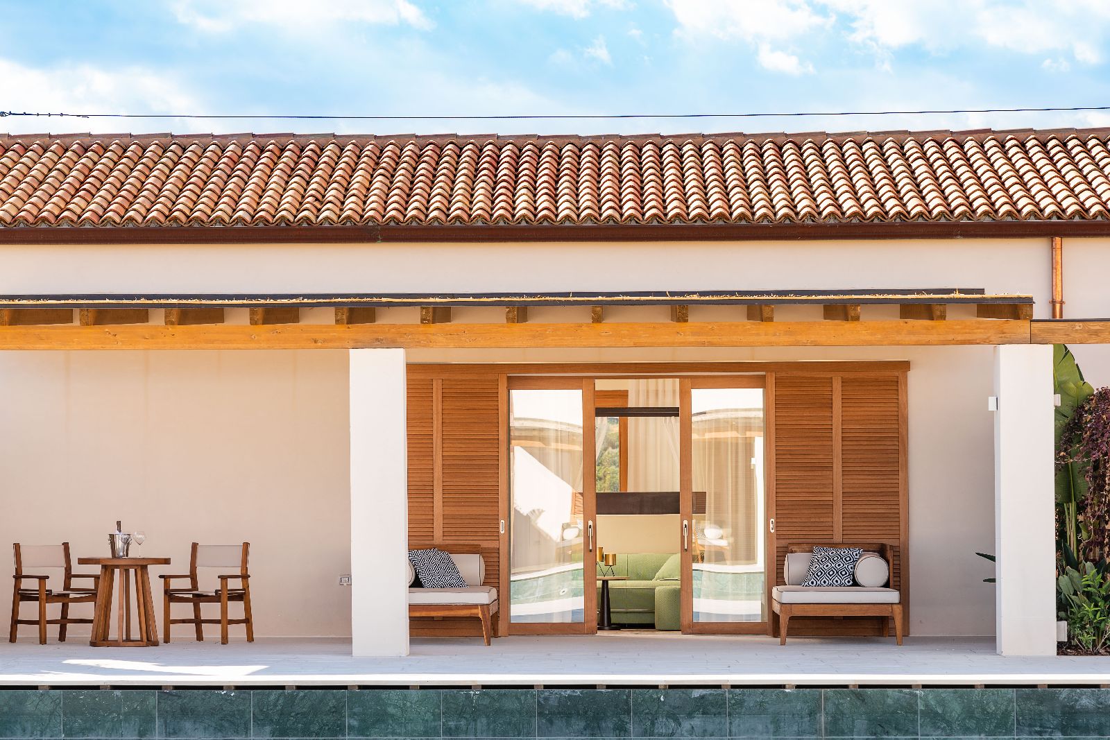 Light filled guest rooms at Il San Corrado di Noto Sicily