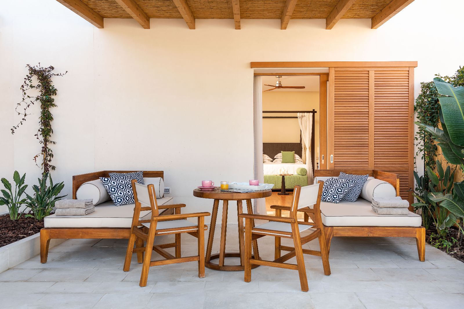 Terrace of a guest room at Il San Corrado di Noto Sicily