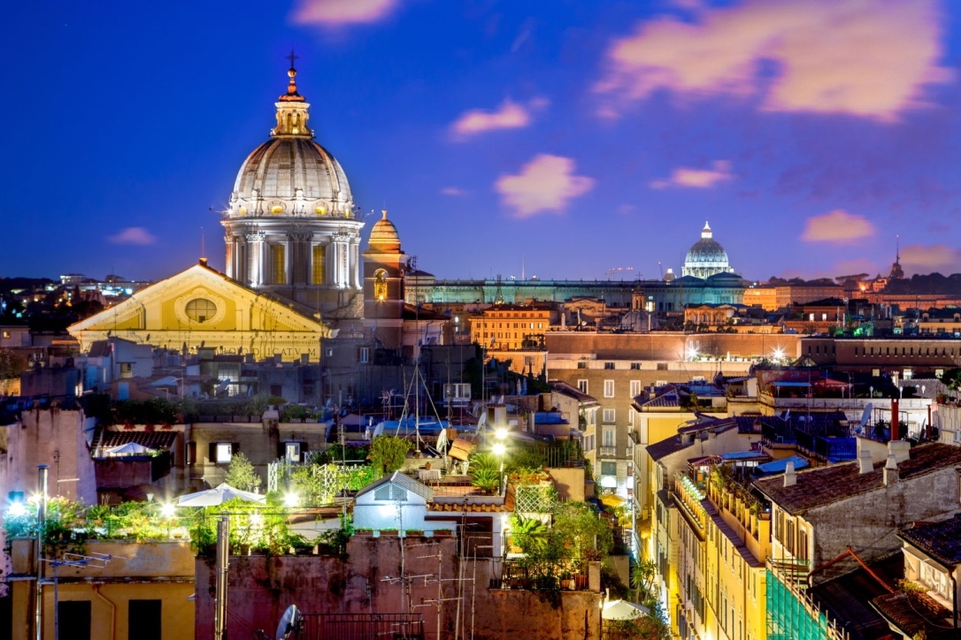 Rooftop view from Inn at Spanish Steps