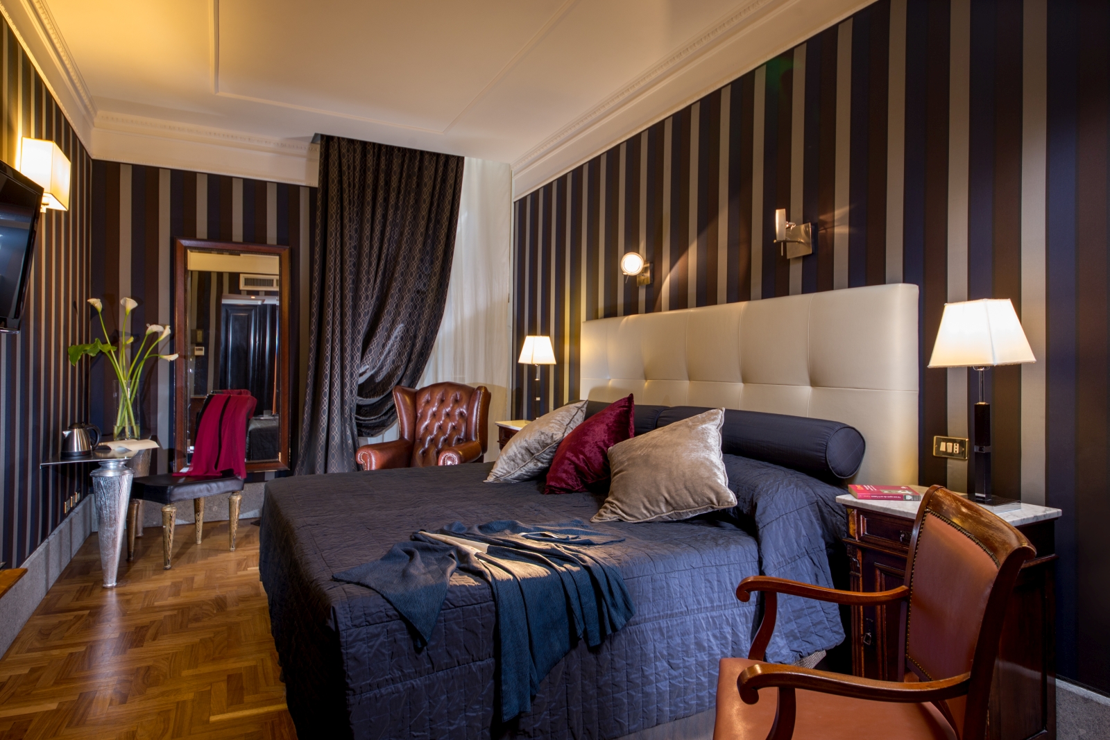 Blue room at Inn at Spanish Steps