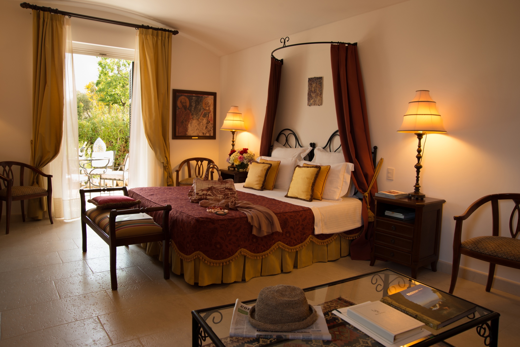 Double bedroom in Masseria San Domenico, Italy