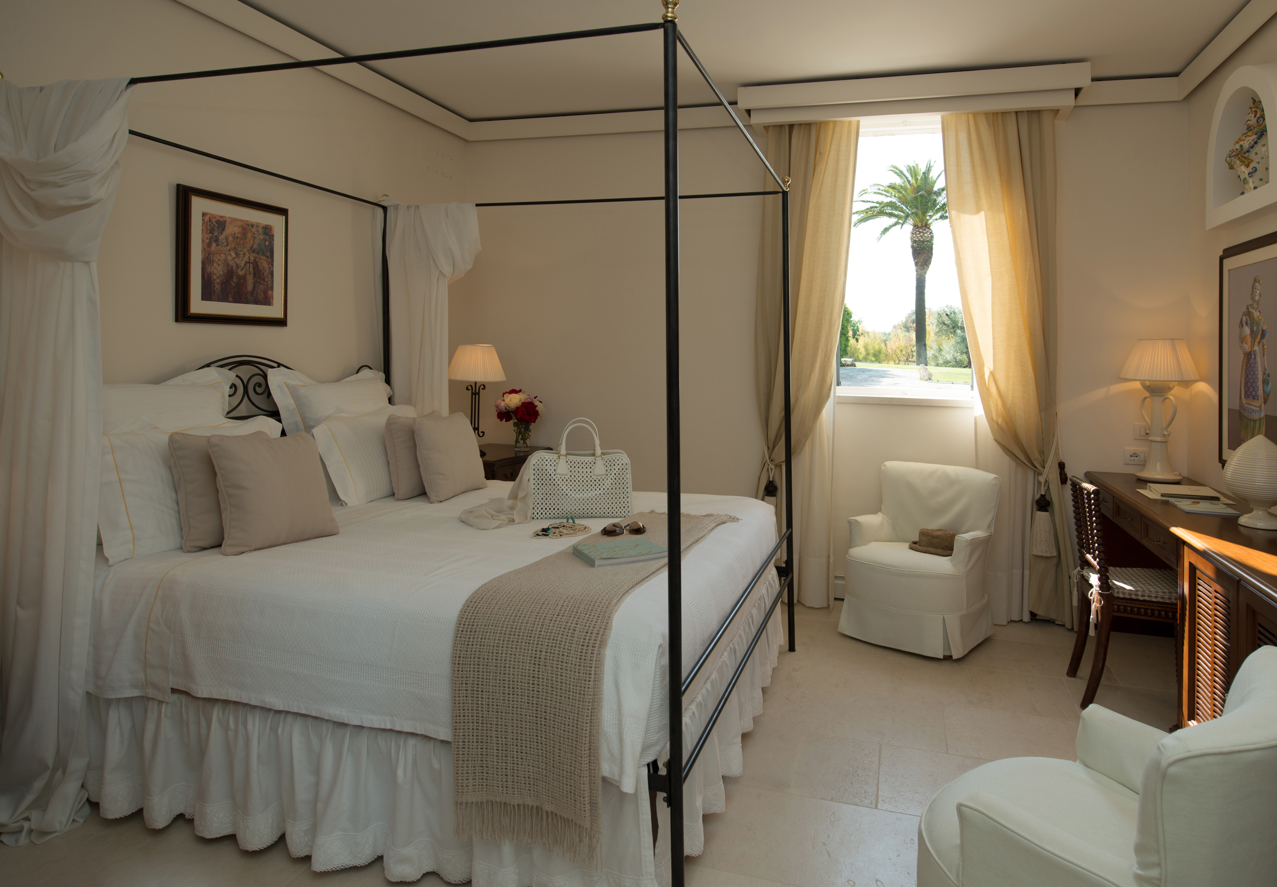 The Masseria deluxe suite in Masseria San Domenico, Italy