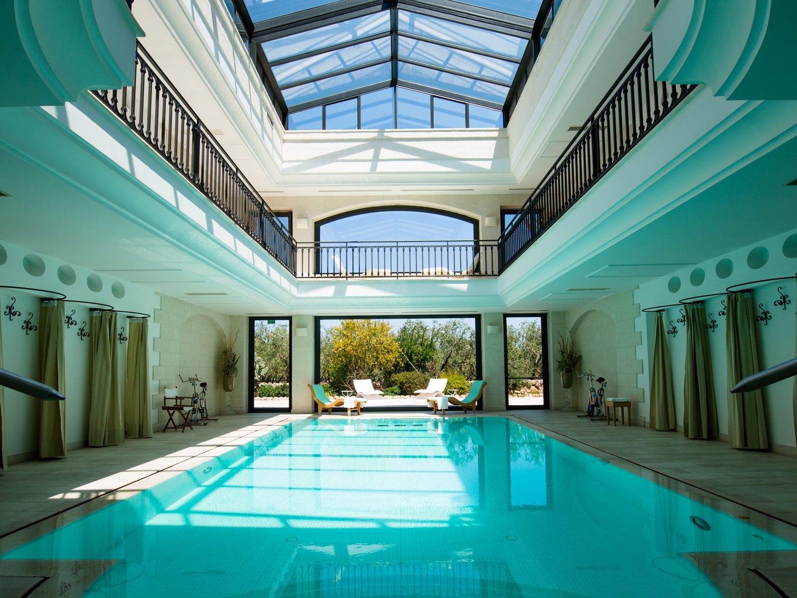 Swimming pool of Masseria San Domenico, Italy