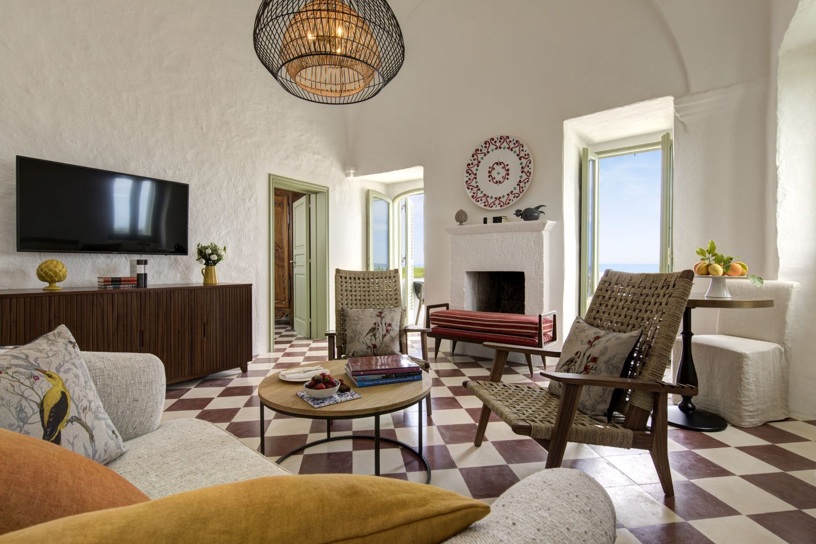 Inside the Torre Suite at Masseria Torre Maizza in Puglia