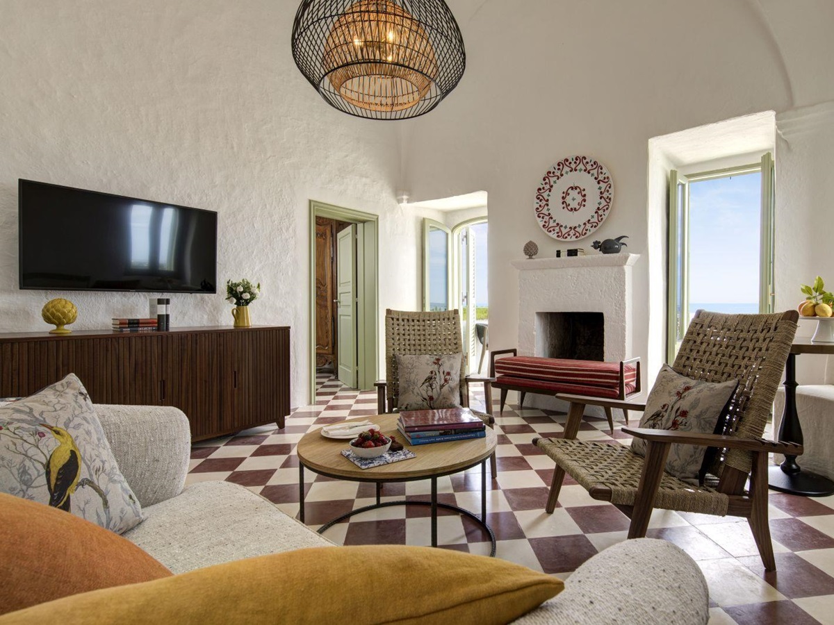 Inside the Torre Suite at Masseria Torre Maizza in Puglia