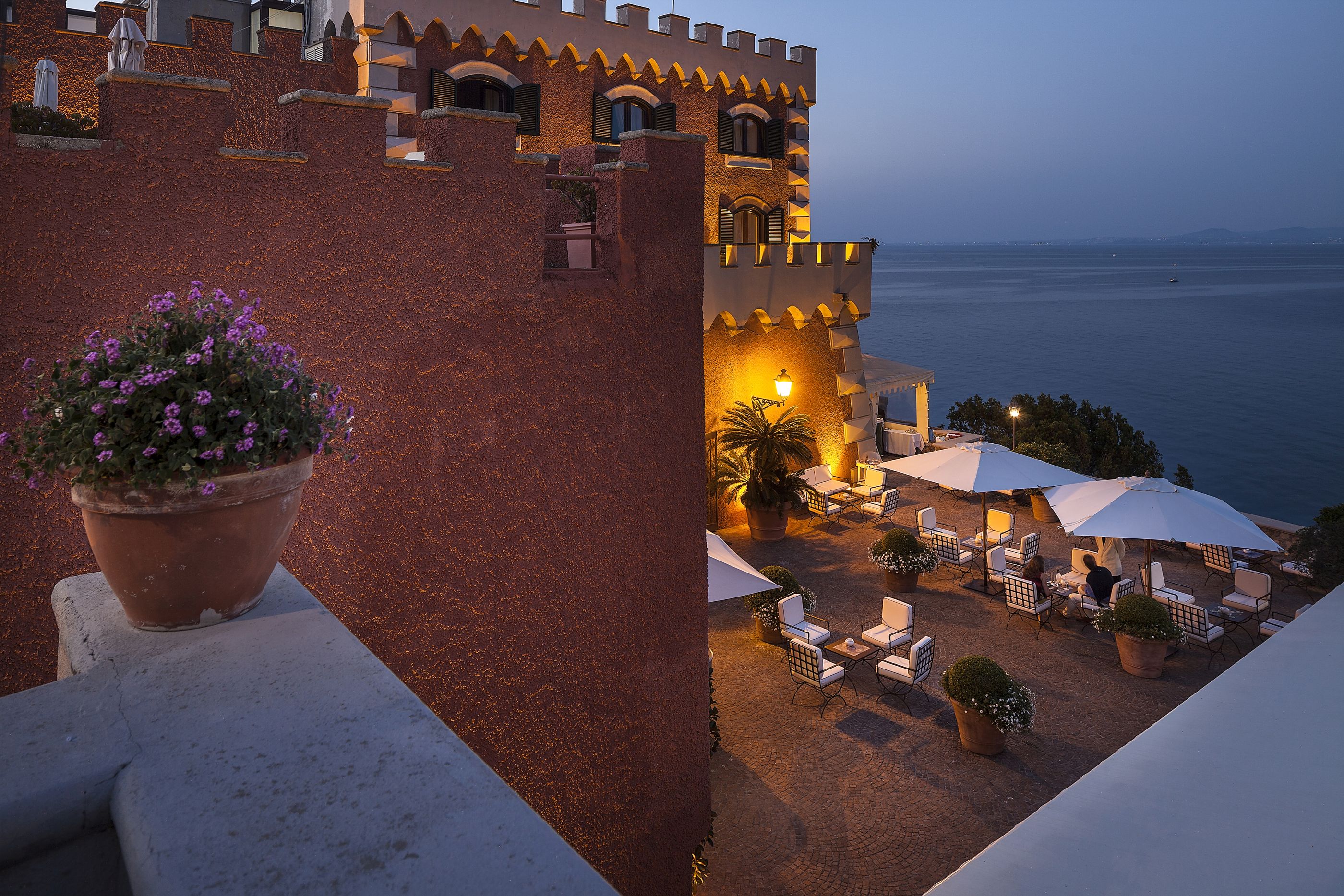 Terrace of Mezzatore Resort and Spa, Italy