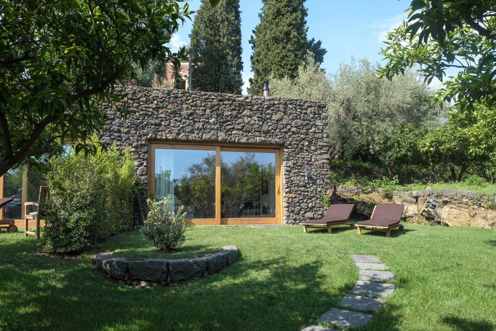 Suite garden at Monaci delle Terre Nere