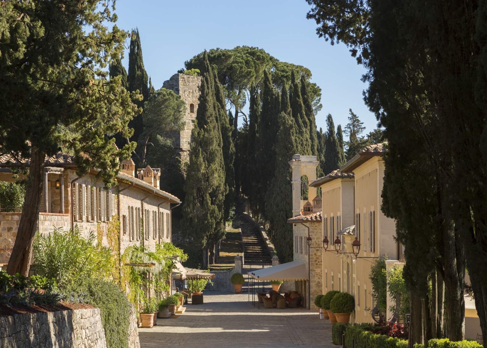 Il Borgo Avenue at at Castiglion del Bosco