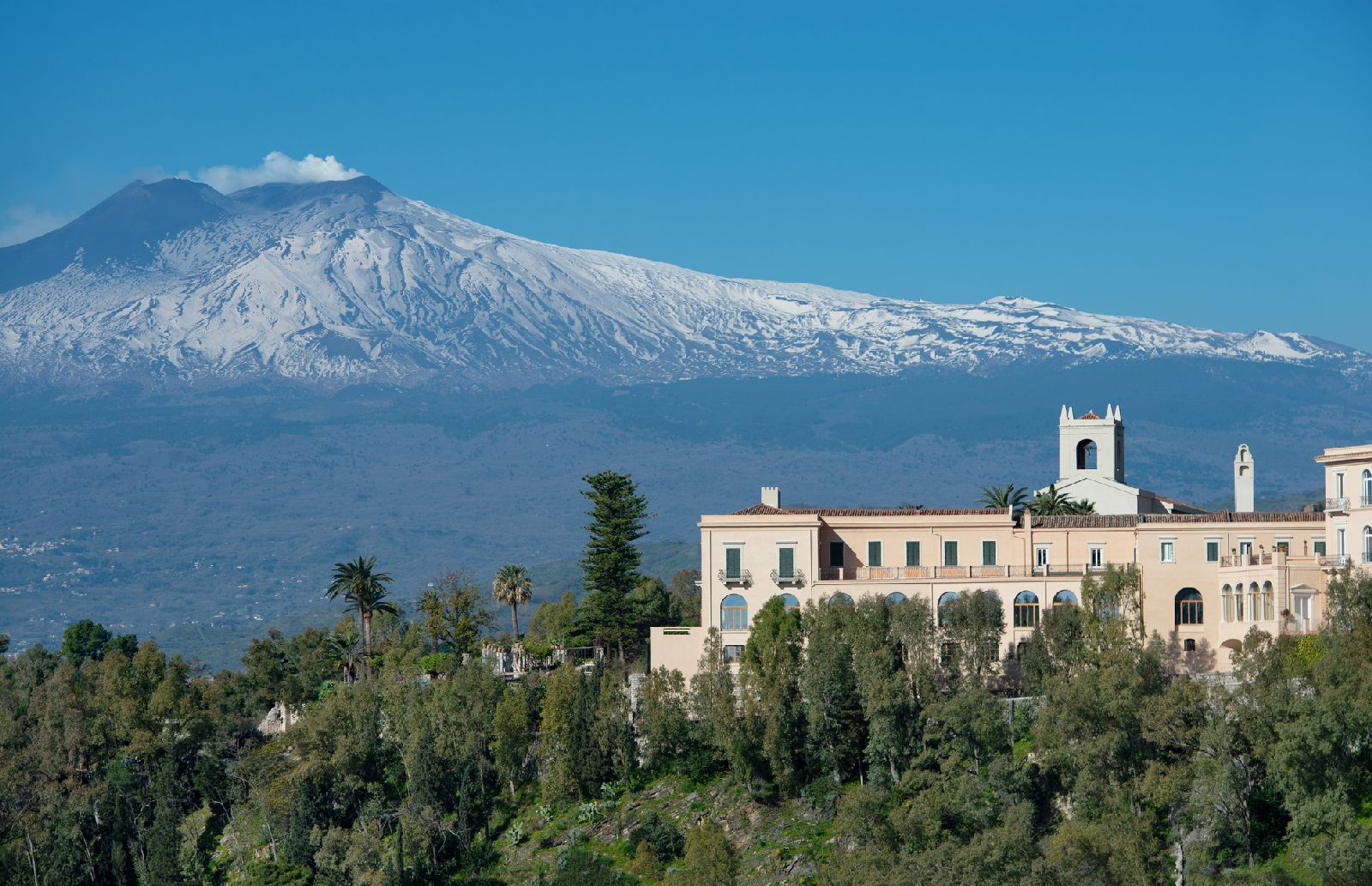 Mount Etna and the Four Seasons San Domenico Palace Taormina Sicily