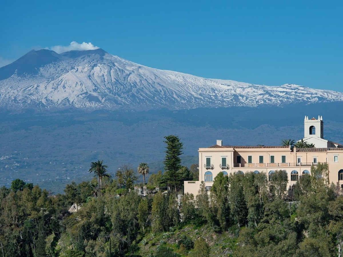 Mount Etna and the Four Seasons San Domenico Palace Taormina Sicily