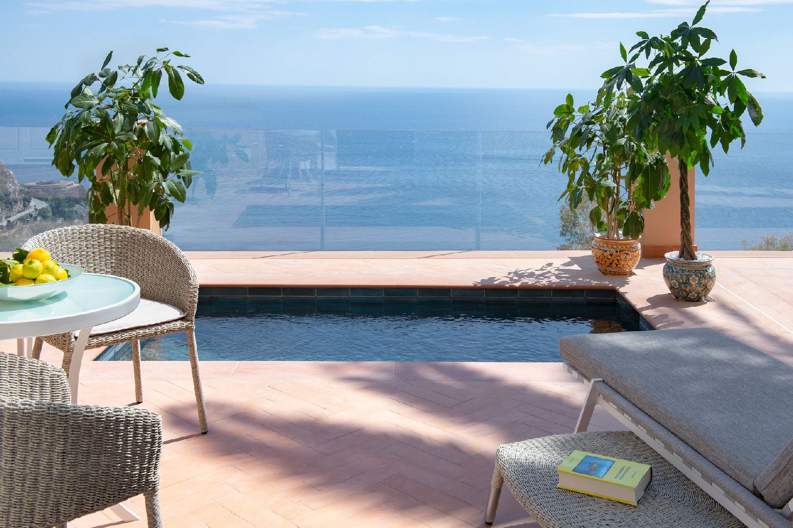 Suite with plunge pool at Four Seasons San Domenico Palace Taormina Sicily