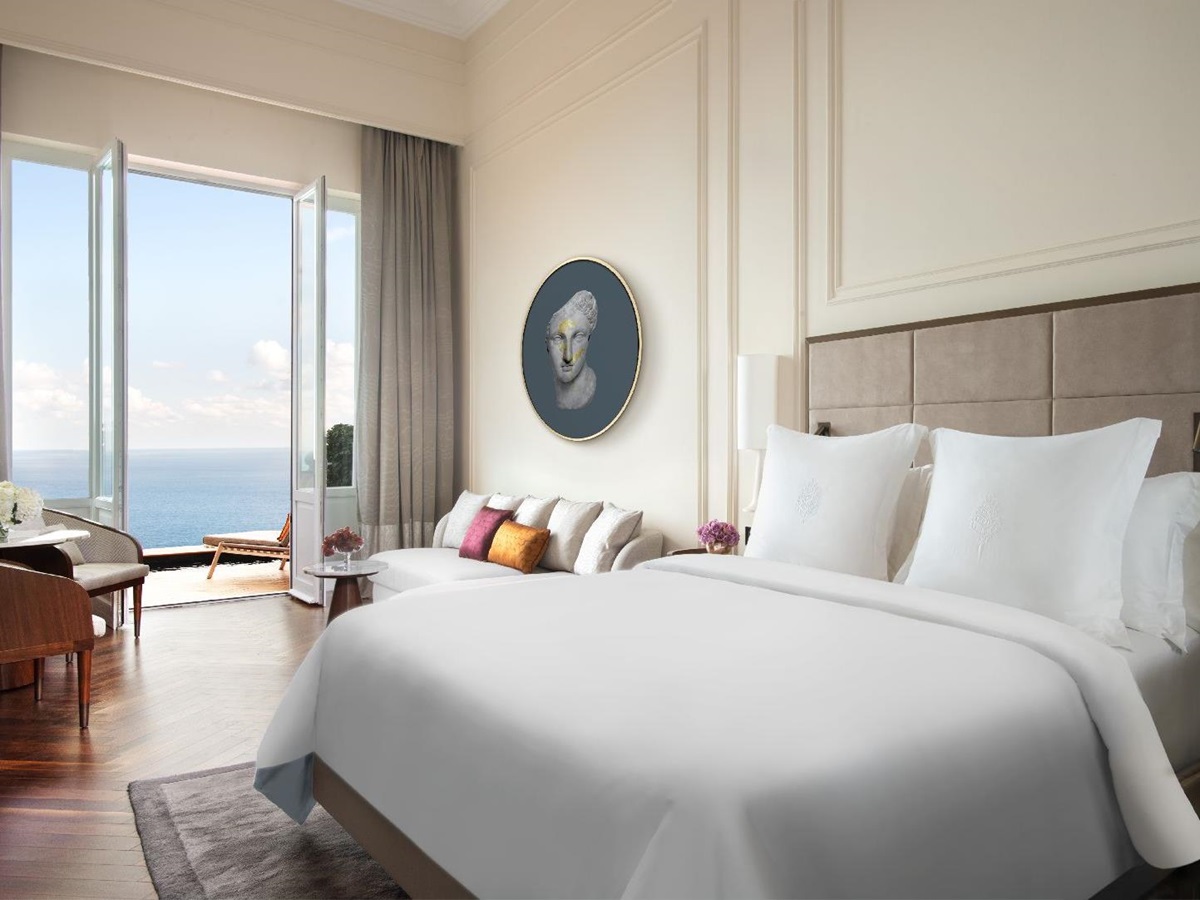 Sea view room at Four Seasons San Domenico Palace Taormina Sicily