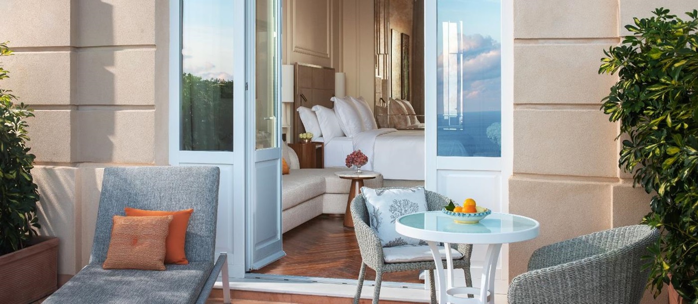 Room with terrace at Four Seasons San Domenico Palace Taormina Sicily
