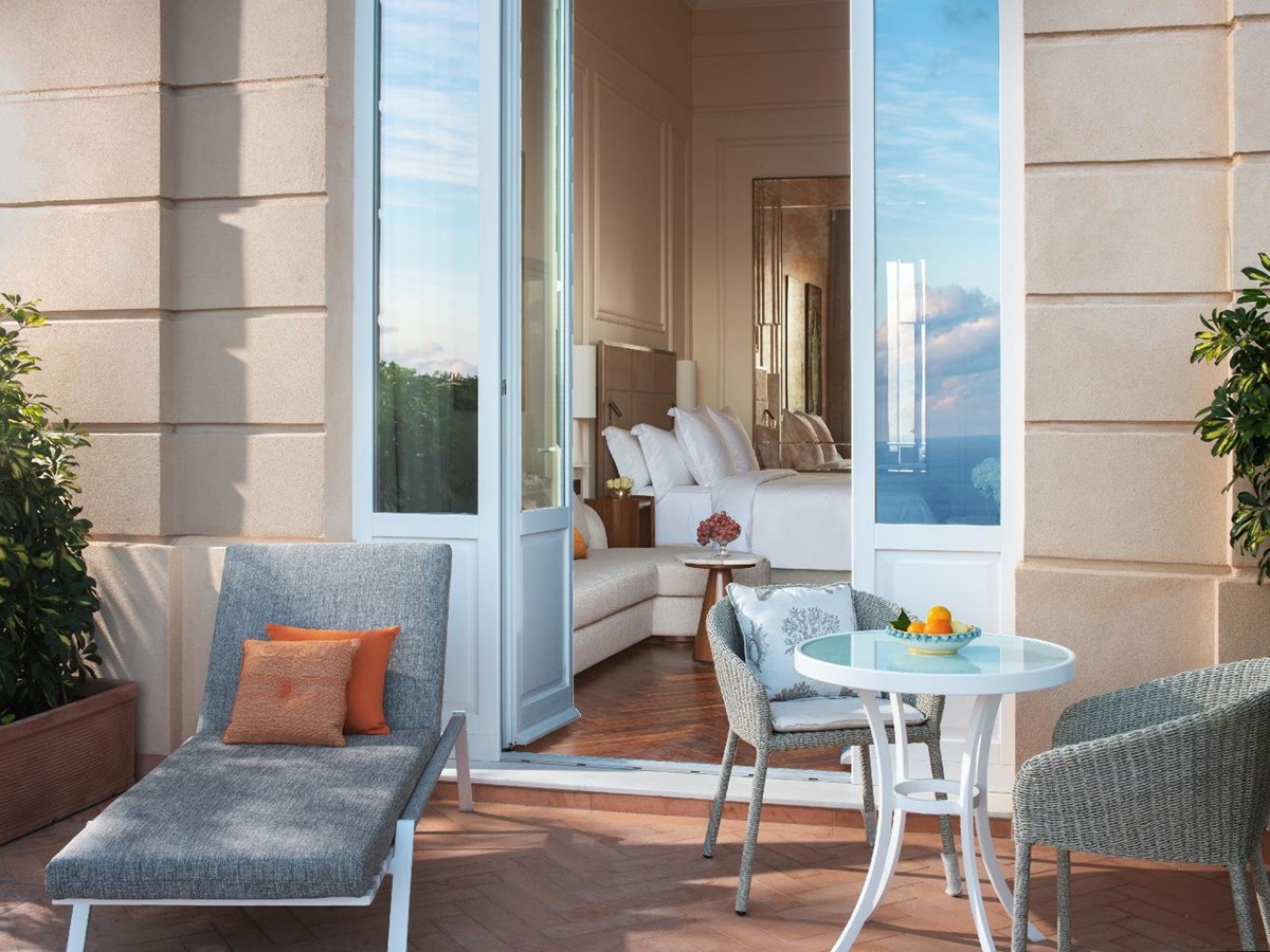 Room with terrace at Four Seasons San Domenico Palace Taormina Sicily
