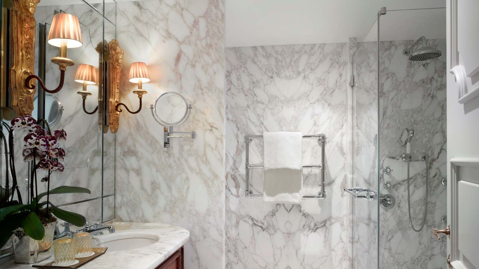 Guest bathroom at The Gritti Palace in Venice