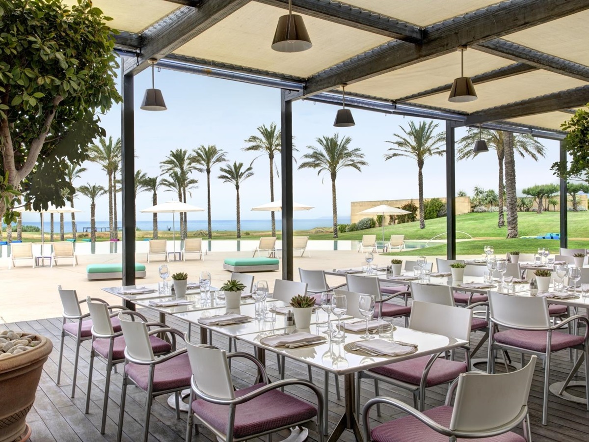 Zagara Terrace dining at Verdura Resort in Italy
