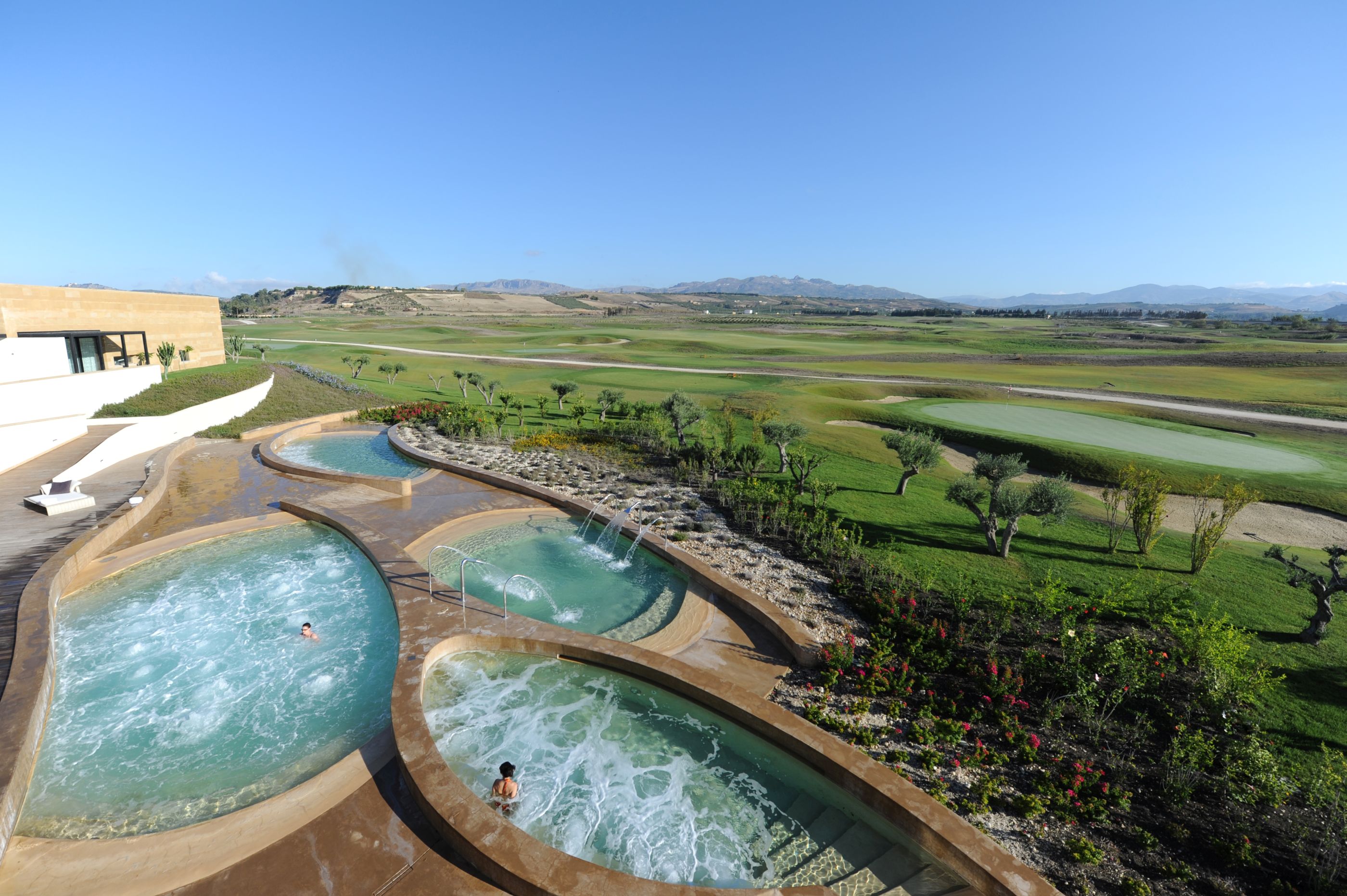Swimming pools of San Lorenzo Mountain Lodge, Italy