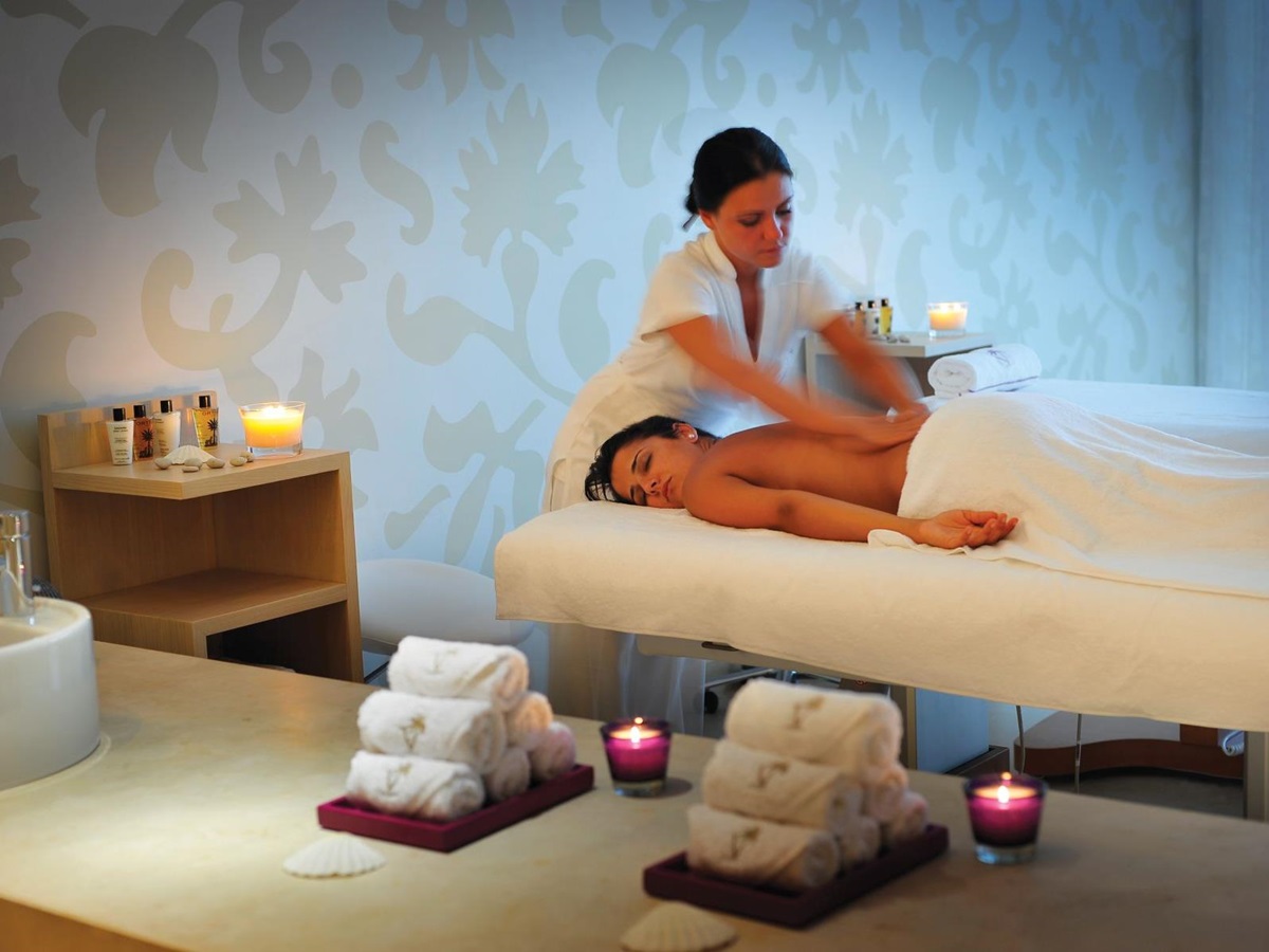 Indoor spa treatment at Verdura Resort, Sicily