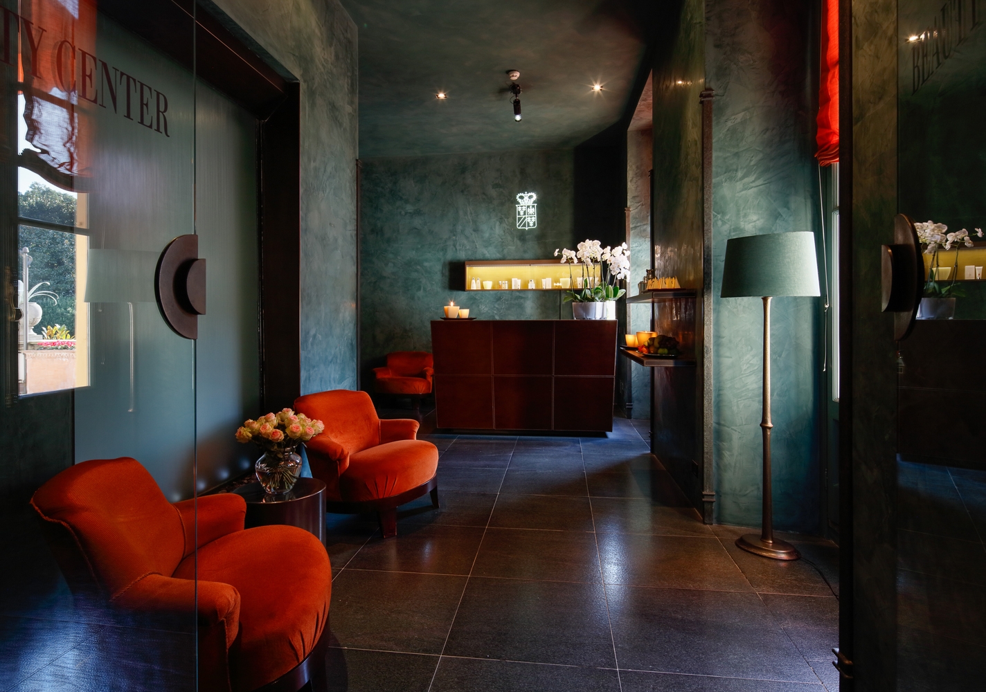 Modern spa at Villa D'Este on Lake Como Italy