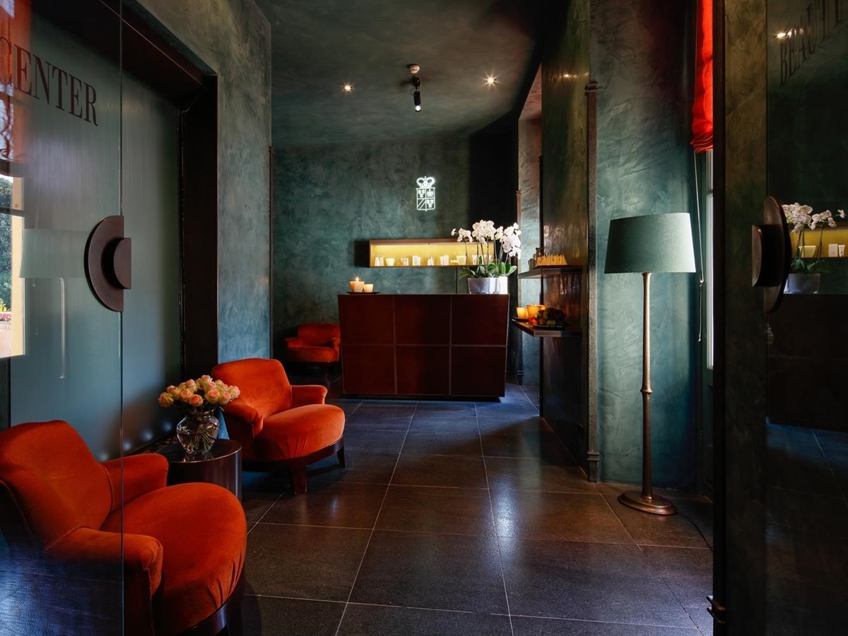 Modern spa at Villa D'Este on Lake Como Italy