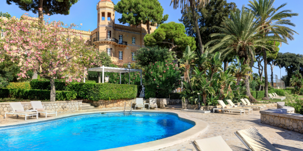 The pool at Villa Igiea, Sicily