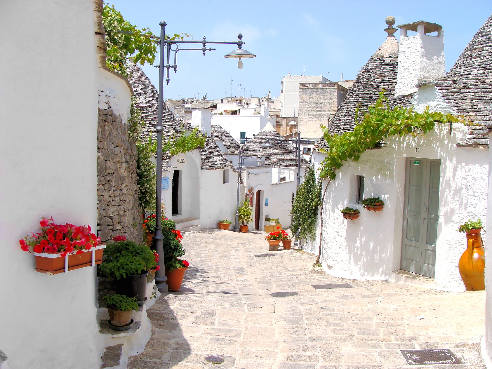 Street in Alberobello, Puglia, Italy