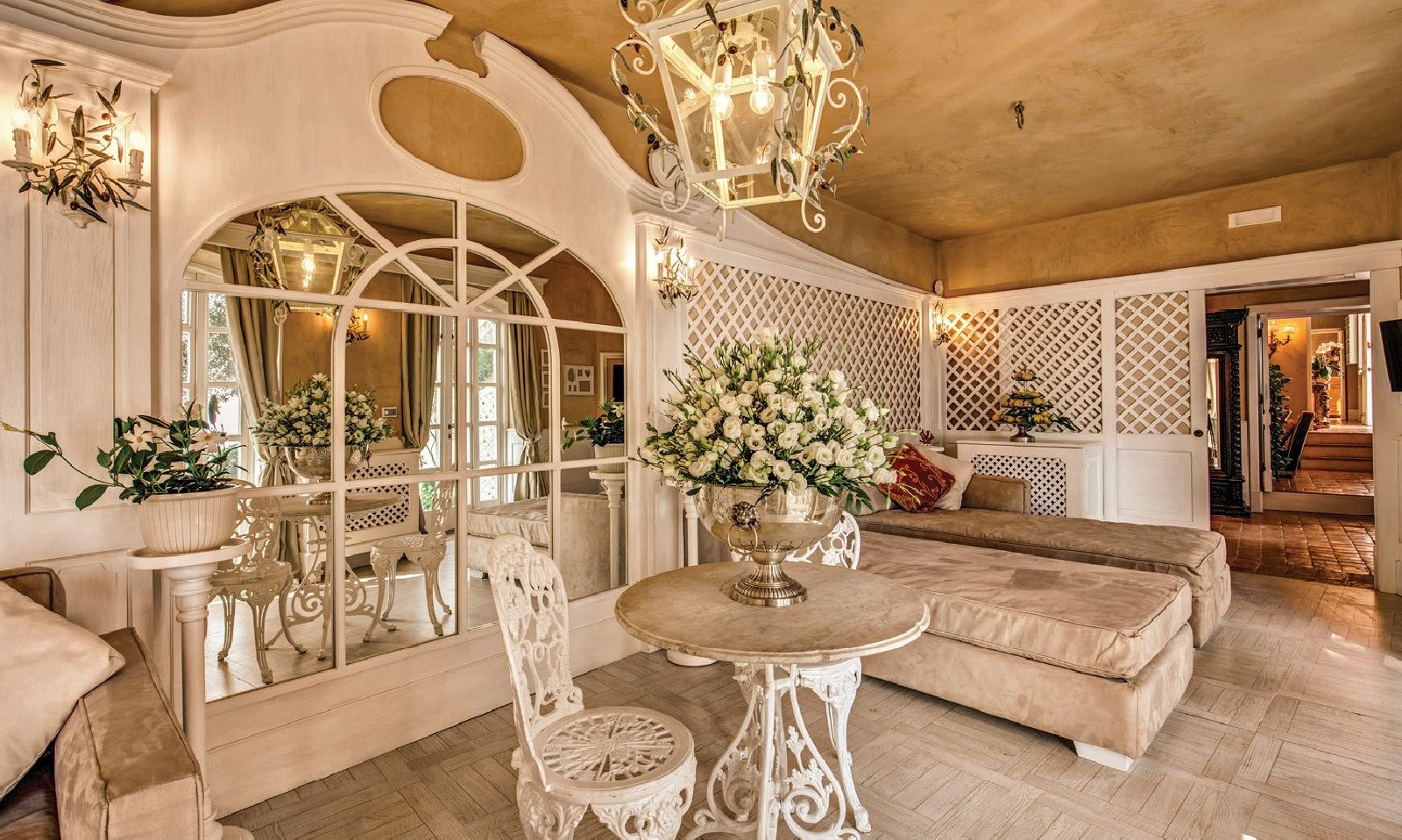 Luxurious suite at villa Il Maniero Amalfi Coast Italy