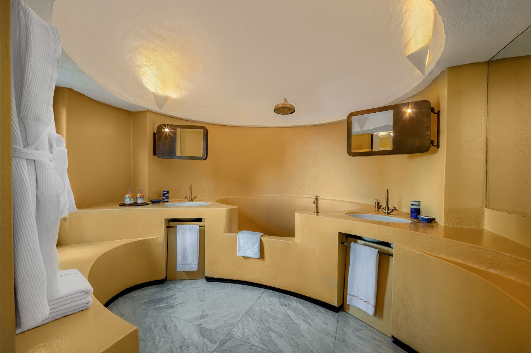 Master bathroom at Il Marinaio in Amalfi Coast, Italy