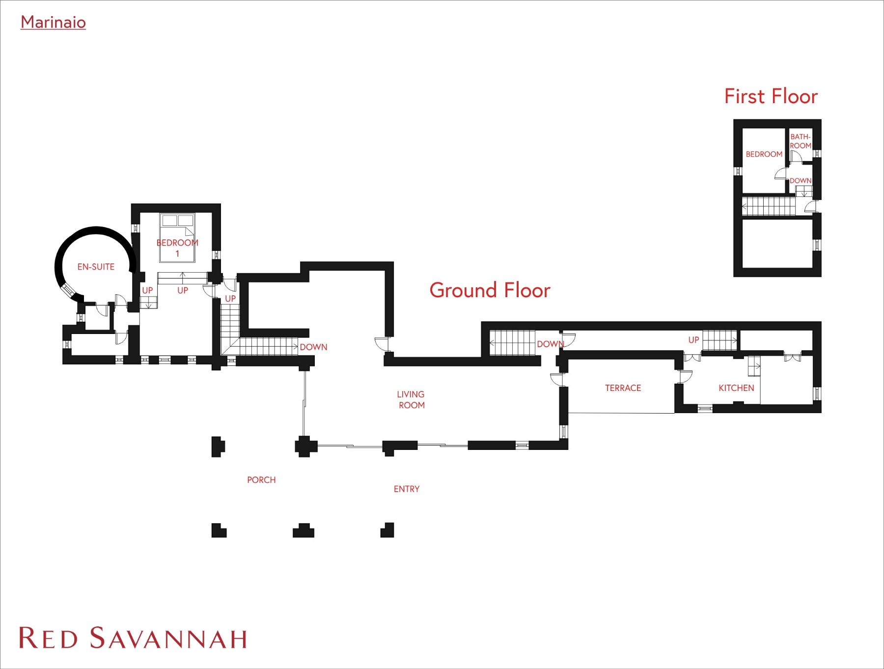 Il Marinaio ground floor floorplan