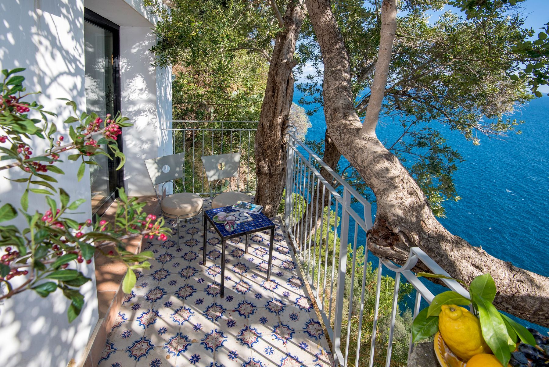 Balcony at Villa Maiori in the Amalfi Coast, Italy