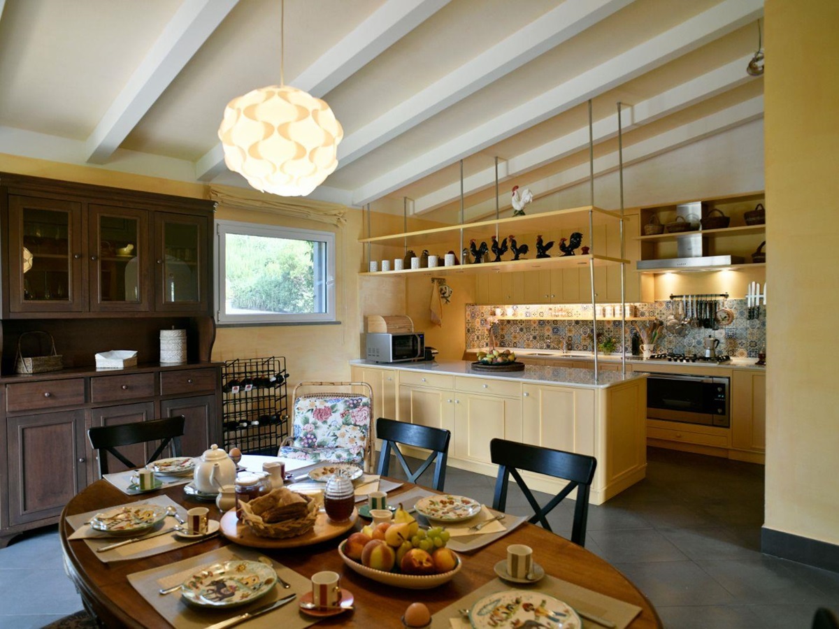 Kitchen at Il Galletto in Amalfi