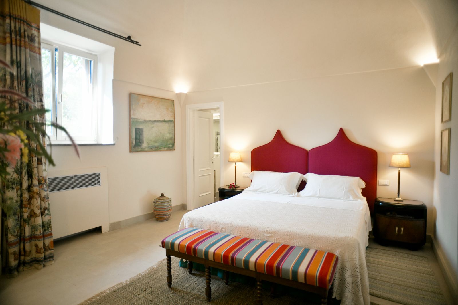 Bedroom at La Gallina in Amalfi