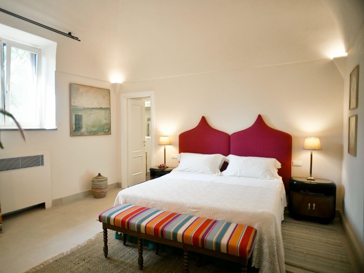 Bedroom at La Gallina in Amalfi