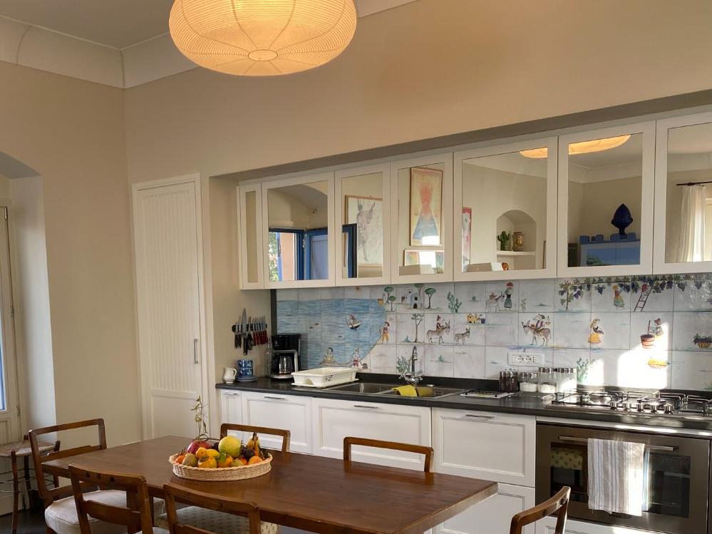 The kitchen at La Gallina.