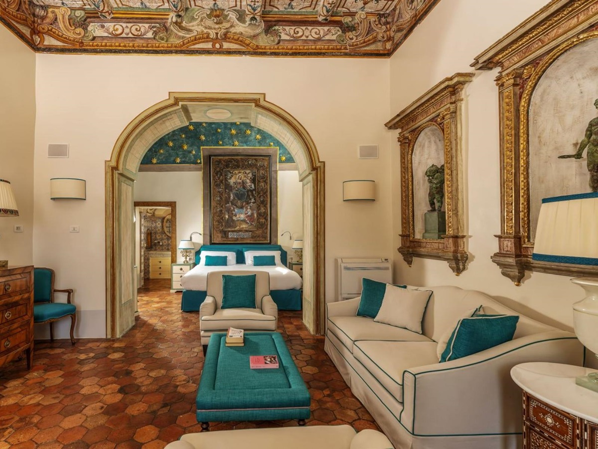 Blue Lounge at Palazzo del Vescovo in Amalfi