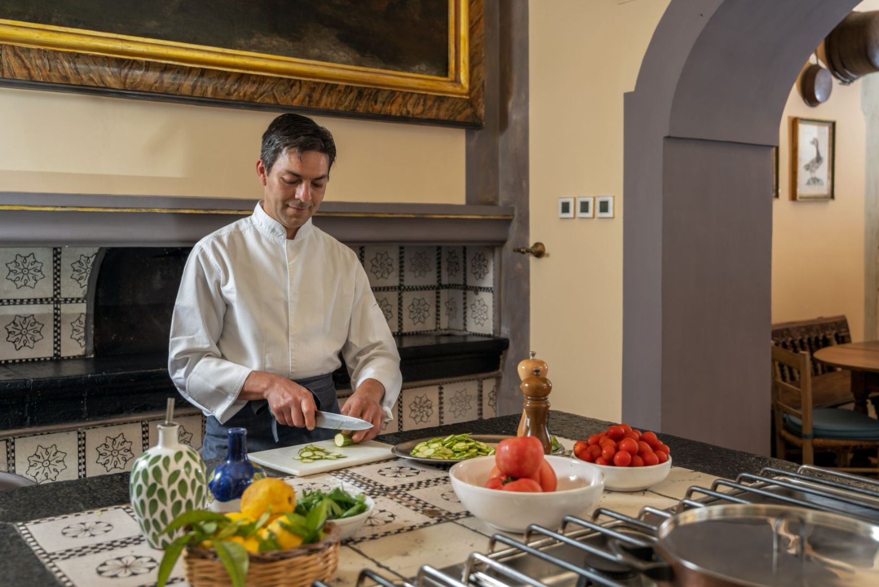Chef at Palazzo del Vescovo in Amalfi