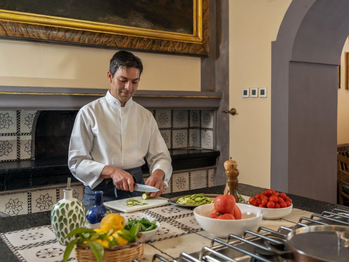Chef at Palazzo del Vescovo in Amalfi