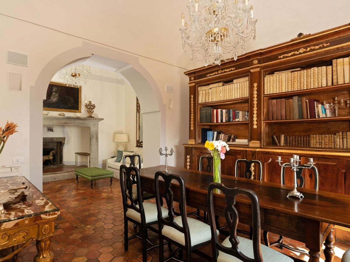 Dining Room at Palazzo del Vescovo in Amalfi