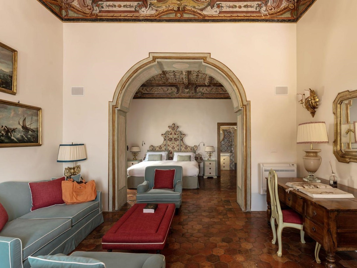 Green Lounge at Palazzo del Vescovo in Amalfi