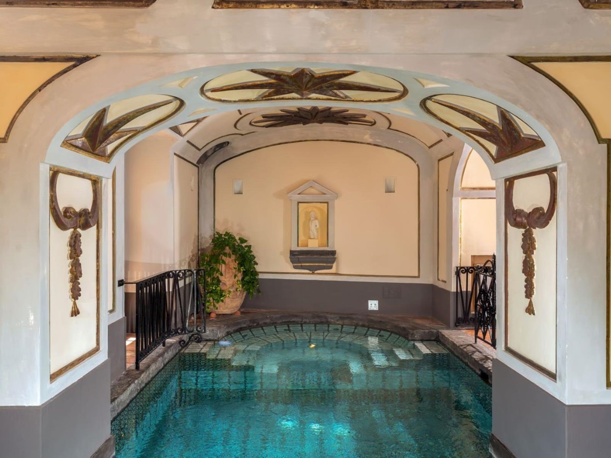 Pool Closeup at Palazzo del Vescovo in Amalfi