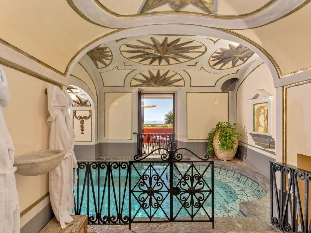 Pool Gate at Palazzo del Vescovo in Amalfi