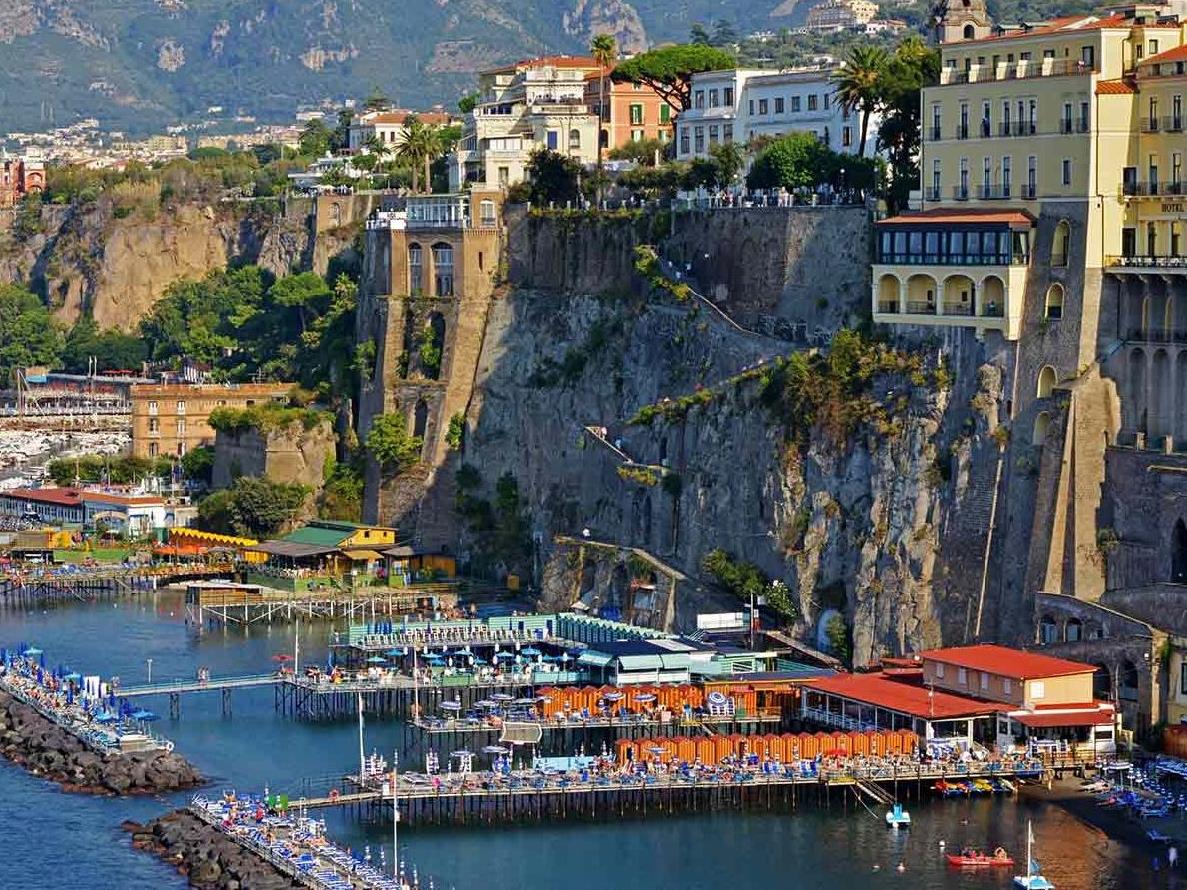 Amalfi coast views from at Villa Astor in Italy