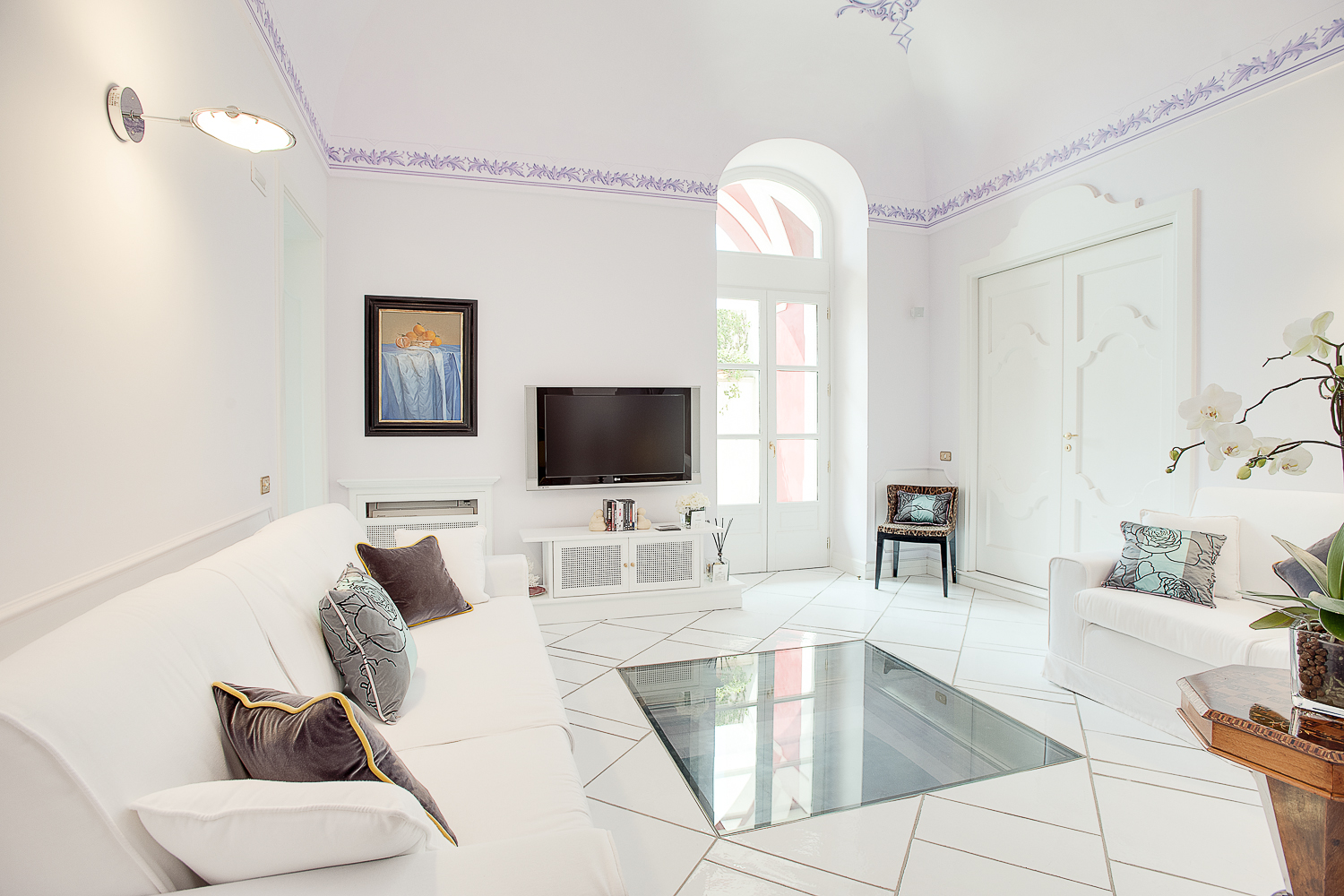 Living room of Villa di Praiano, Amalfi Coast