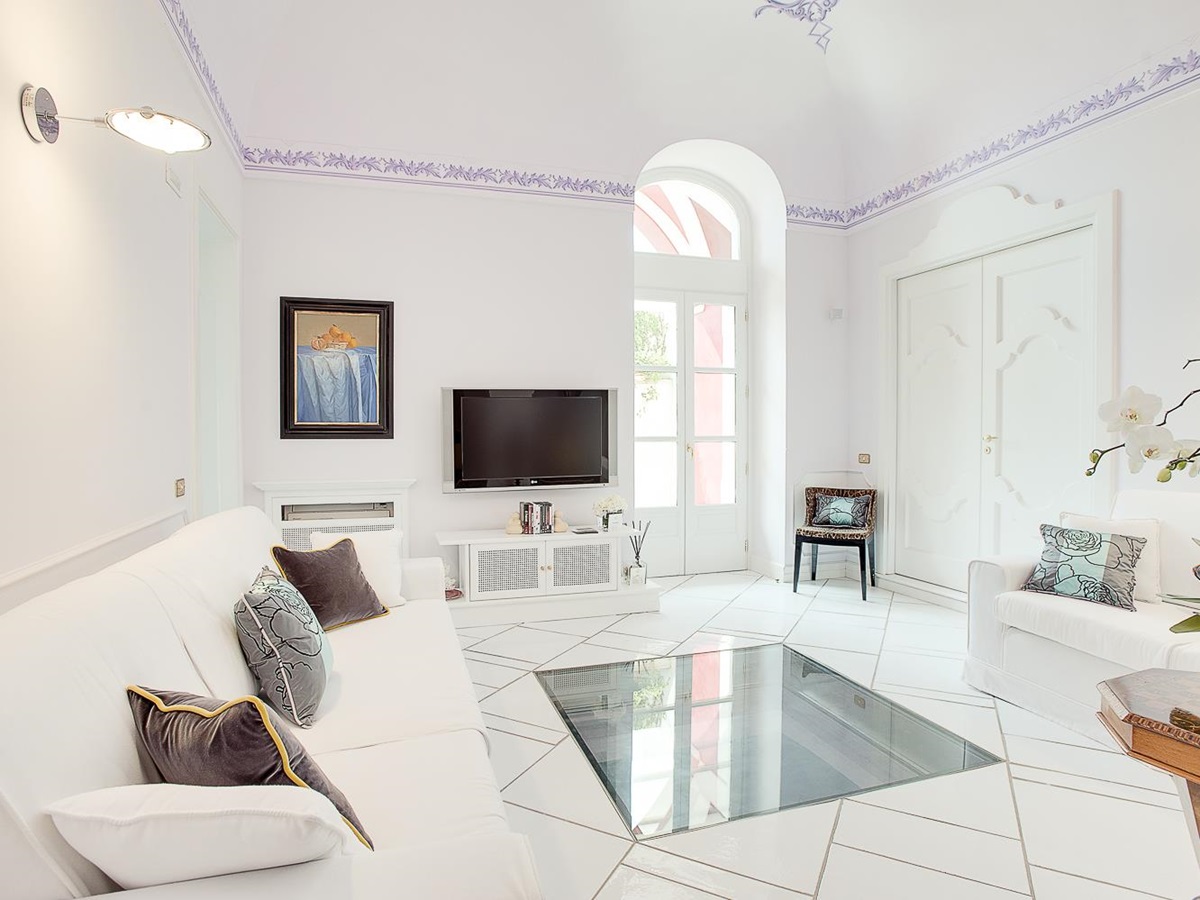 Living room of Villa di Praiano, Amalfi Coast