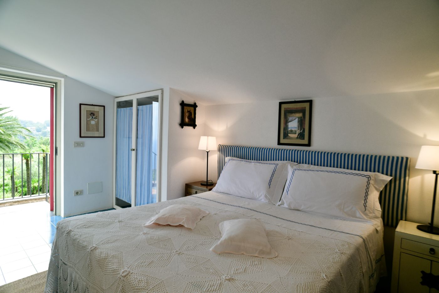 A bedroom at Villa Il Campo.