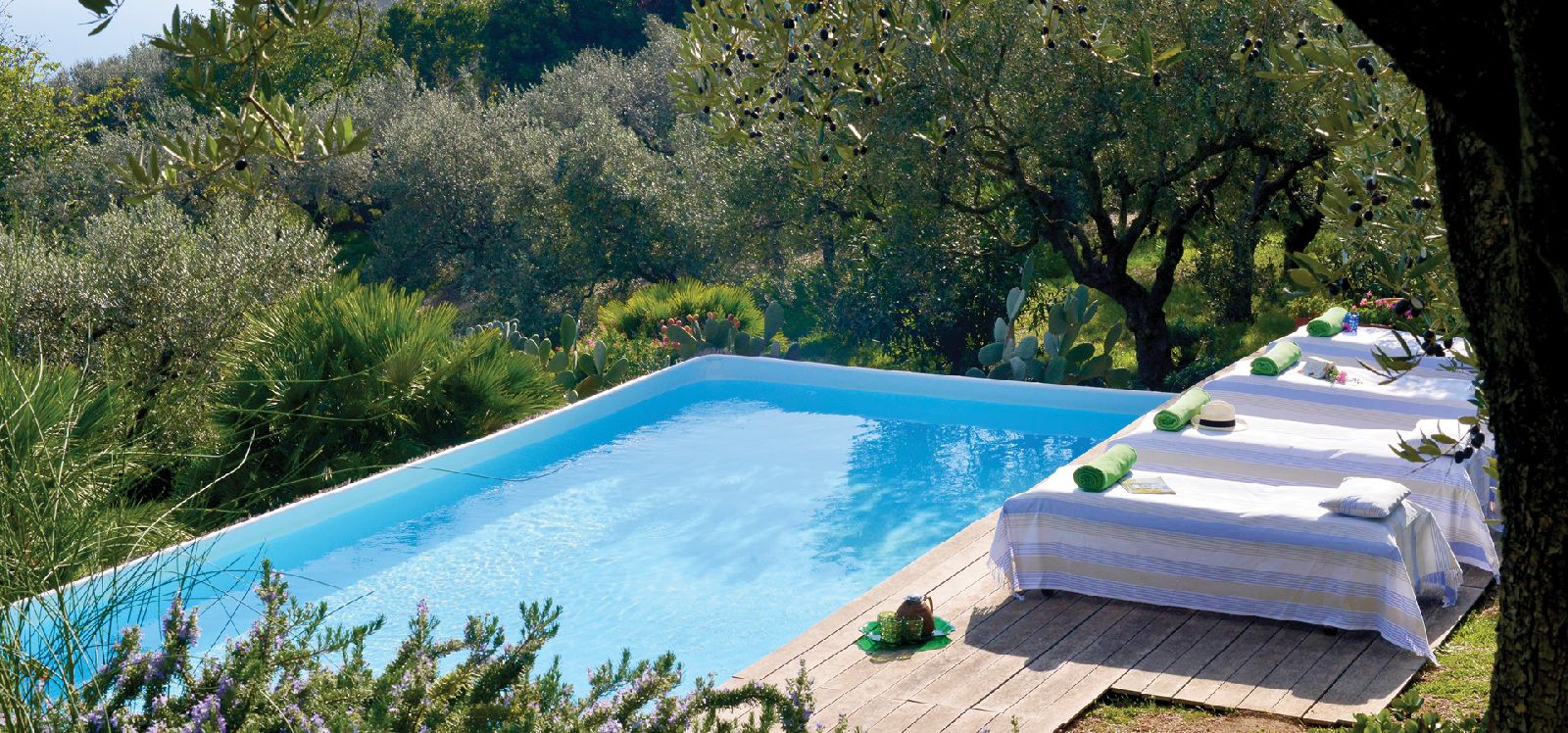 Swimming pool at Villa Il Campo Amalfi Italy