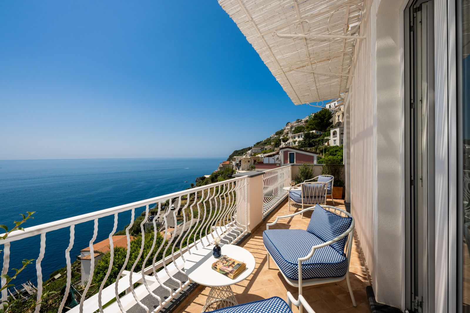 Balcony View at Villa Iris in Amalfi